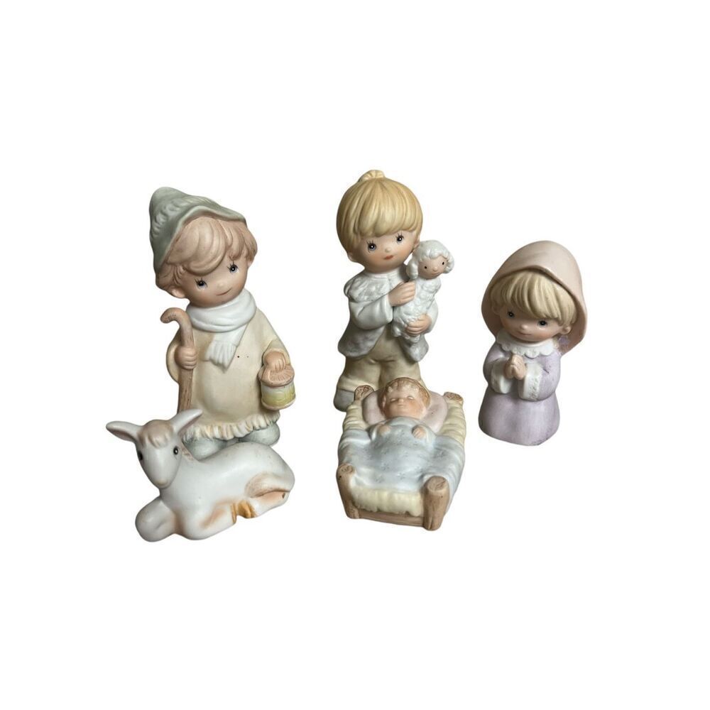 Vintage Homco Nativity set #5502 5 piece